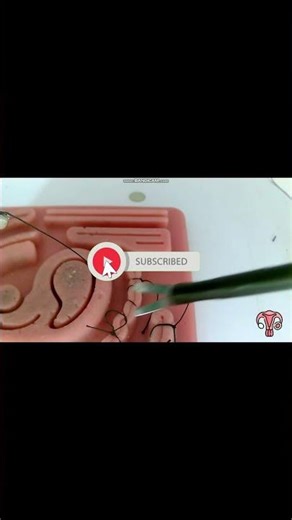 We learn to sew and knit on a laparoscopic simulator#laparoscopictrainer#laparoscopytraining#surgery