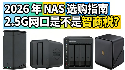 【别乱花冤枉钱】2026 年 NAS 选购指南：2.5G网口是不是智商税？