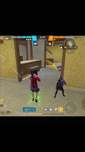 1 vs 4 MP40 clutch #freefire #viral# #shorts# #videos