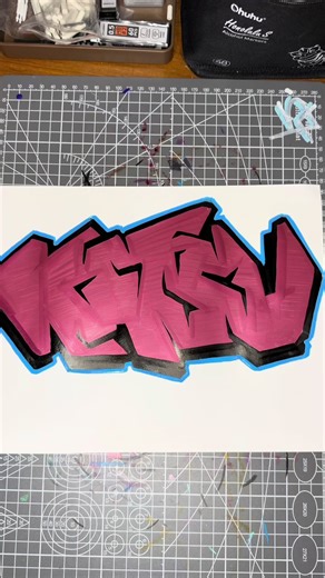 #graffiti #learning #graffitihistory #grafftok #graffititutorial | katsu graffiti