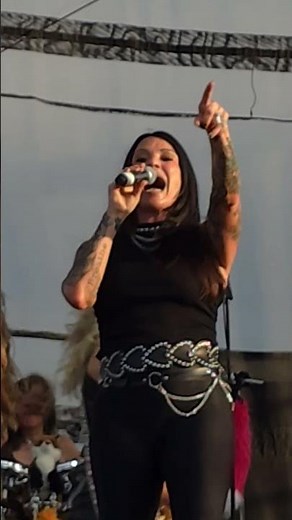 Vixen Slays “Edge of a Broken Heart” Live 2025! 🎸🔥 #Shorts #hairmetal #vixen