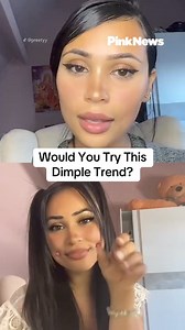 3K views · 12 reactions | Influencers have been sharing their experiences, using different facial devices to try and get dimples... | PinkNews | Facebook