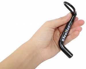 etrailer Trailer Hitch Pin and Clip for 1-1/4" Hitches - 1/2" Diameter x 2-1/2" Span etrailer Hitch