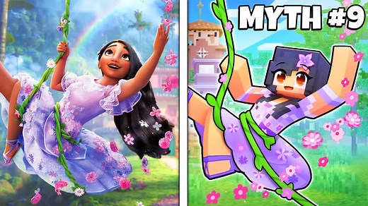 【Aphmau】在Minecraft中打破100个电影神话!--建筑基岩版模组