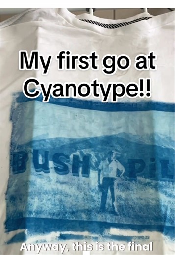 Cyanotype Art Process: First Attempt and Lessons Learned