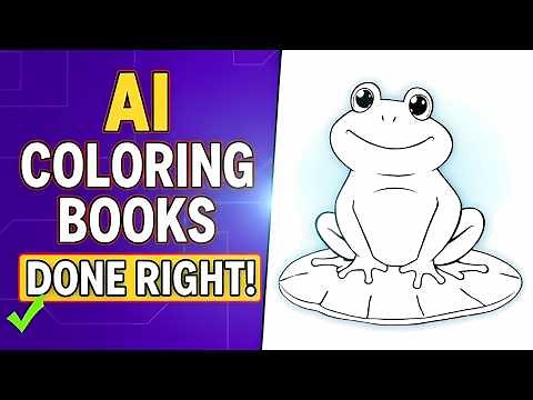 AI Coloring Books: The REAL Way! Step-by-Step with FREE Tools