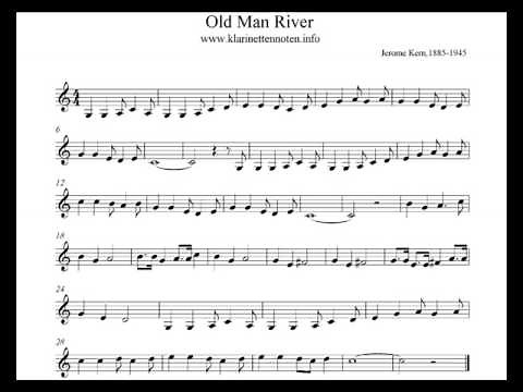 Old Man River - play clarinet