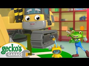 Eric the Excavator's Service | Gecko's Garage | Trucks For Children | Cartoons For Kids