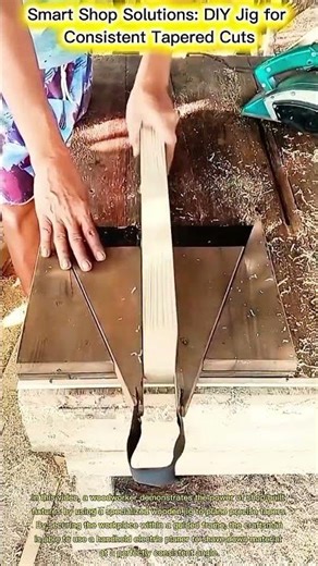 Smart Shop Solutions: DIY Jig for Consistent Tapered Cuts