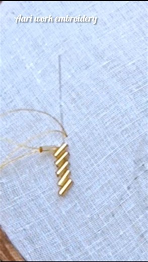 Basic stitches with beads| beaded stem Stitch for beginners#aariwork