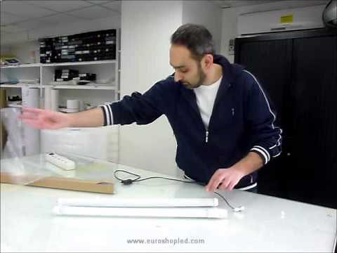 Comment brancher le Tube LED T8 Détecteur de mouvement ? © 2013 Euroshopled