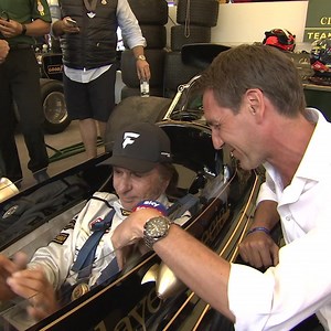 1.2M views · 29K reactions | An emotional Emerson Fittipaldi was almost brought to tears after being reunited with his legendary championship winning Lotus 72 at the Goodwood Festival of Speed | Sky Sports F1 | Facebook