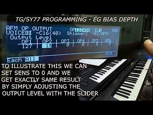 Yamaha TG/SY77 Programming - EG Bias Depth