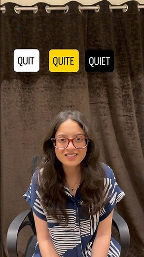 Quit, Quite or Quiet? Stop Mixing Them Up! 😭