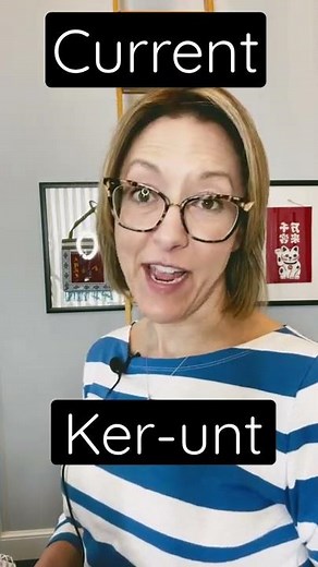 How to Pronounce CURRENT - #SHORTS Quick English Pronunciation Mini Lesson