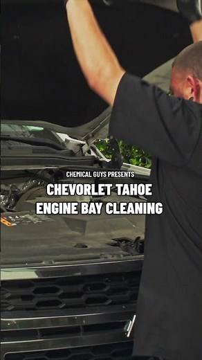 MUST WATCH Engine Bay Cleaning! #chemicalguys #engine #tahoe #cleaning #detailing