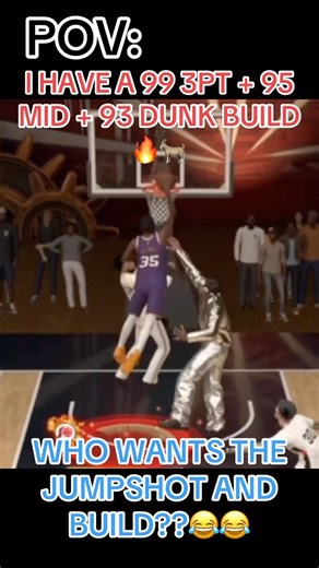 NELLNELL on Instagram: "99 3PT + 95 MID + 93 DUNK “ SLASHING STRETCH BIG” BUILD IS THE BEST BUILD IN NBA 2K25 🔥🐐 #2k #nba2k #nba2k25 #2kcontent #viral #nba2k25gameplay #nba2k25bestbuild #nba2k25nextgen"