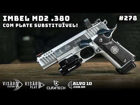 IMBEL MD2 .380 com PLATE SUBSTITUÍVEL! // REVIEW 278 // #visaocustom #visaoplay #review #imbel