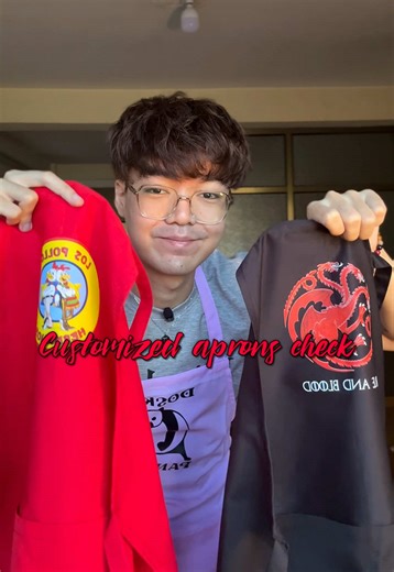 Customized Aprons Display: Choose Your Favorites!