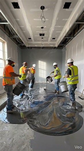 “Luxury Walk-In Closet Build with Stunning Epoxy Floor (Timelapse)”😱 #beforeandafter #interiordesign