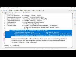 String Handling in Java Session 12 By Hari krishna