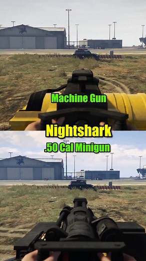 Insurgent Pick Up Custom .50 Cal Minigun VS MG vs Fully Upgraded Nightshark #gtaonline #gta5test #gaming | Behixve