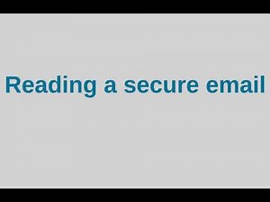 How to read a secure email from Hushmail