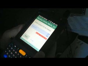 Finale inventory: Receiving a shipment with a mobile barcode scanner