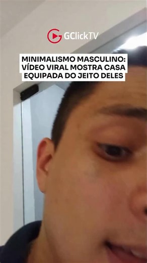 Gclick Tv on Instagram: "“Dizem que casa de homem não tem nada…” No fim das contas, pode até não ter decoração, mas funcionalidade não falta. Tudo no esquema, do jeito que dá — e ele ainda acha que tá muito bem servido. E você, viveria tranquilo numa casa assim ou já tinha surtado? 😅🏠 Reprodução: TikTok/hadryopires #humor #meme #vidareal #casadehomem #viral ironia minimalismo bomhumor"