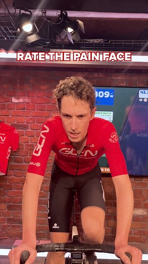 AD | Rate our pain faces 1-10 👀🥵🔥 The Zwift Games are BACK! What better excuse than to throw our presenters into the pain cave to see who will come out on top? 👀 Who do you think took the win? Watch the full video now on our channel – link in bio! 🔗 📺🔍 Who Is The Fastest GCN Presenter Now? #GCN #Zwift | Global Cycling Network