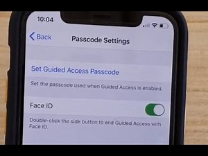 iPhone 11 Pro: How to Set / Change Guided Access Passcode