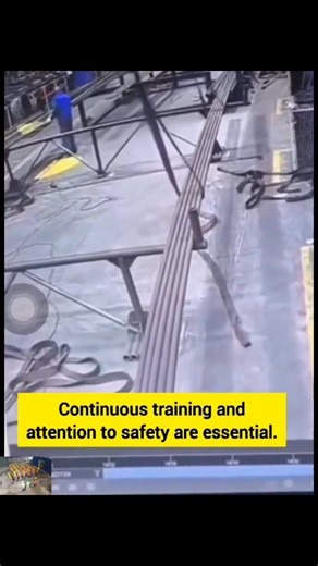 ⚠️Viewer discretion advised! ⚠️ Never rush your work. Always perform your tasks with proper understanding and awareness. You and your work must have a strong bond based on safety. Know your job, understand your competence, and follow the approved safe methods. Continuous training and attention to safety are essential. Always stop unsafe acts, report hazards immediately, follow toolbox talks, respect safety rules, and look after your coworkers at all times. Safety First — Always. #SafetyFirst #Wo