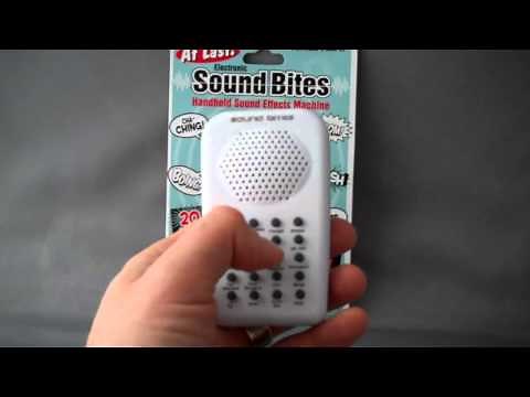 Electronic Sound Bites Handheld Sound Effects Machine