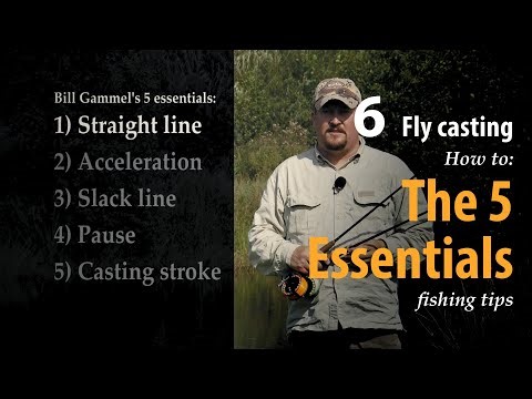 How to • Fly casting • The 5 Essentials • fishing tips The 5 Essentials