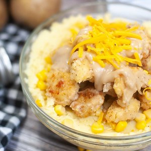 Air Fryer Copycat KFC Famous Bowl | Easy Everyday Recipes