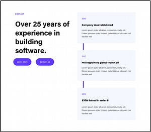 How to create vertical timeline in Squarespace