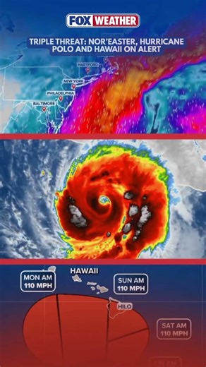 Triple Threat: A Nor'easter, a Monster Hurricane and Hawaii On Alert