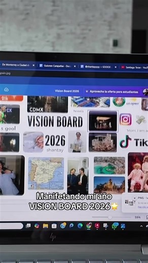 Crea tu Vision Board 2026 y Manifiesta tus Metas