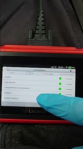 Launch CRP123E - How to Check Your Car For OBDII Readiness in Under 30 Seconds #shorts