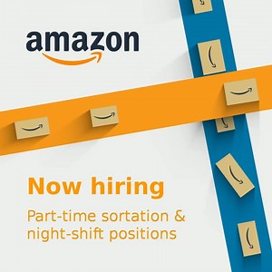 We're hiring part-time sortation and night shift associates in the Bay Area! Join us for an opportunity to receive an on-the-spot job offer. Walk-In, apply, and receive a job offer for a position at Amazon. No experience necessary! | Amazon Jobs