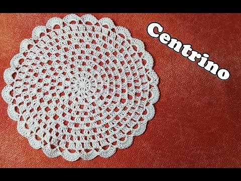 Tutorial CENTRINO facile all'uncinetto - Easy crochet tutorial