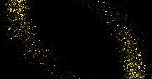 Sparkling Particle Trail Overlay and Transition