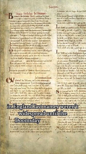 Origins of English surnames #medieval #history #norman #geneology #historical