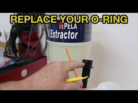 PELA Oil Extractor O-Ring Replacement
