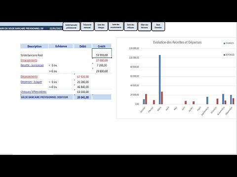 Gestion de la trésorerie automatisée avec Excel