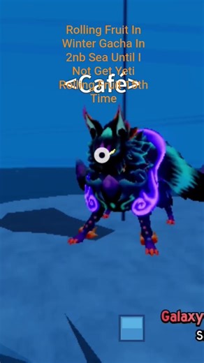 Rolling Fruit In Winter Gacha In 2nb Sea Until I Not Get Yeti #bloxfruit #rollingfruit