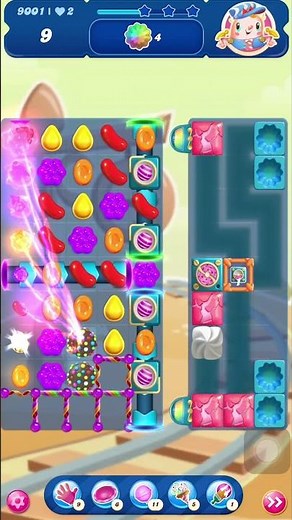 9001 — Double Color Bomb Chain — Candy Crush Saga