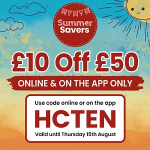 Save on your favourite crafts or try something new for less! 🌞 Use code 'HCTEN' and receive £10 off when you spend £50 when shopping at Hobbycraft this summer. To redeem online and on the app, apply 'HCTEN' voucher code at checkout. Tag a friend to share this code with them! Shop on our app and online today: https://bit.ly/3Ao5AXH Hurry, offer ends at midnight on Thursday 15th August. T&Cs apply, visit https://bit.ly/4cmJfXY for details. #Hobbycraft #SummerCrafting | Hobbycraft