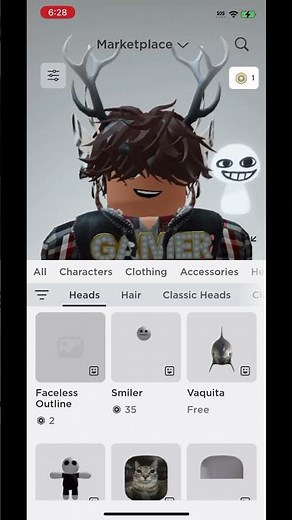How to get the dynamic pleasant vampire head in The Roblox catalog!!! 🧛
