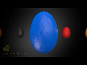 DuckDuckKidsTV Learn Colors Colours with Animated 3D Giant Rainbow Eggs for Children Kids Surpri